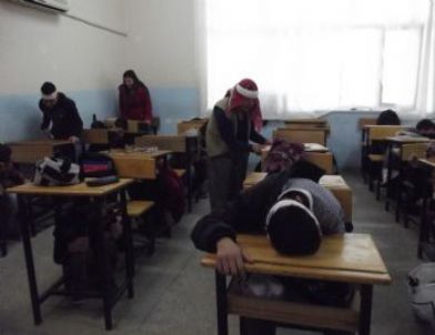 Demre'de Deprem Tatbikatı