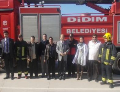 Didim Esra Karakaya Lisesinde Gerçeği Aratmayan Deprem ve Yangın Tatbikatı