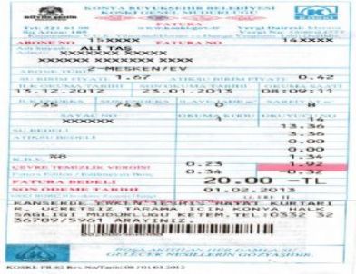 Su Faturalarında Kanserde Erken Teşhis Uyarısı