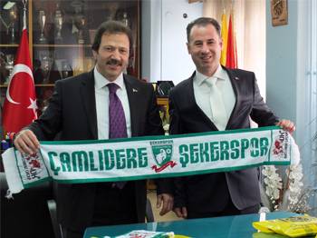 Ümit Kaya ve Heyetinden Mehmet Yiğiner’e Ziyaret