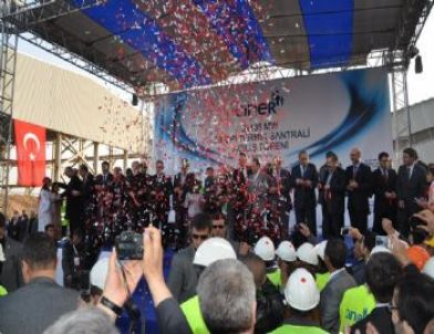 Başbakan Erdoğan, Silopi’de Termik Santralin Açılışını Yaptı