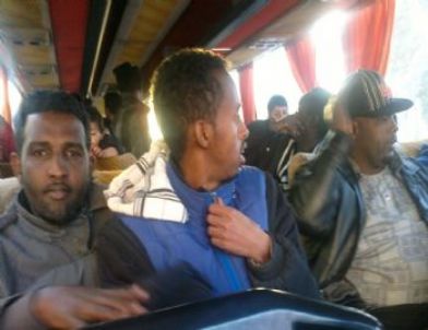 Yakalanan Kaçak Göçmenler Yabancılar Şubesine Gönderildi