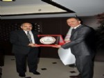 SALIH ARıKAN - Mısır Spor Bakanı El-amiri Farouk'tan TVF'yi Ziyaret
