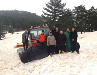 Muratdağı Termal Kayak Merkezi'ne Snowtrack Kar Aracı