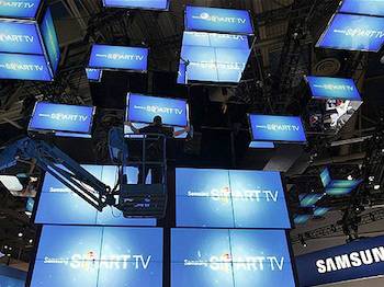 Samsung tesisine polis baskını