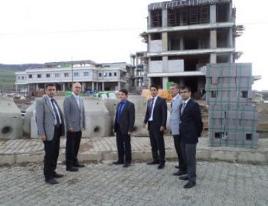 Genel Sekreter Güneş’ten Hastane İnşaatında İnceleme
