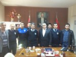 Şenkaya Ak Parti İlçe Başkanı Yavuz Bedir İlçe Emniyet Müdürlüğünü Ziyaret Etti