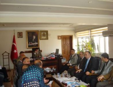 Kaymakam Görükmez Kurum Amirleriyle Bir Araya Geldi