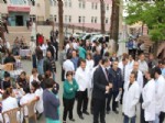 İŞ BIRAKMA EYLEMİ - Nazillili Hekimler ve Sağlık Çanları Şiddete Dikkat Çekti