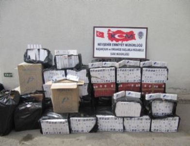 Nevşehir’de 22 Bin 500 Paket Gümrük Kaça Sigara Ele Geçirildi