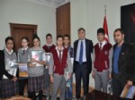 FERHAT AKKUŞ - Öğrenciler, İl Özel İdaresi Genel Sekreteri Akkuş'u Ziyaret Etti
