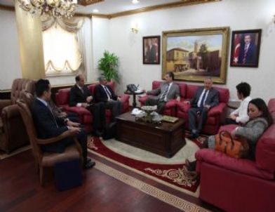 Harran Okulü Protokol Görüşmesi Yapıldı