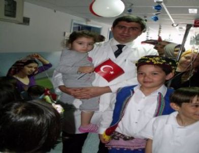 Salihli Devlet Hastanesi’nde 23 Nisan Coşkusu