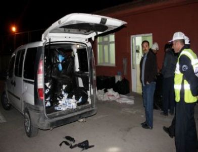 Aksaray’da Kaçak Sigara Operasyonu