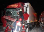 ZİNCİRLEME KAZA - Tem Otoyolu'nda 14 Araç Zincirleme Kaza Yaptı: 5 Yaralı…