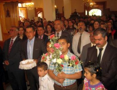 Hıristiyanlar 'dallar Bayramı'nı Kutladı