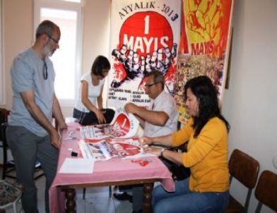 Ayvalık Kesk Bileşenleri 1 Mayısa Hazırlanıyor