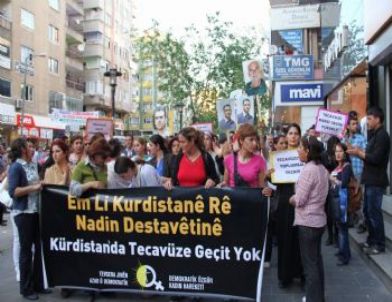 Diyarbakır’da 12 Yaşındaki Kıza Tecavüz Protesto Edildi