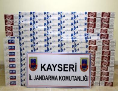 Jandarmadan Kaçak Sigara Operasyonu