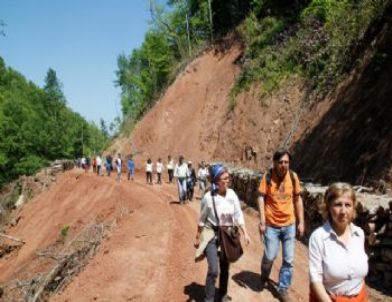 Bartın'da 11 Kilometre Doğa Yürüyüşü Yapıldı