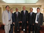 DAĞDERE - Gördes Eski Belediye Başkanı Emre'den Başkan Ergüne Ziyaret