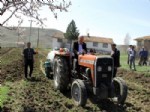 ÇAVUŞLU - Çavuşlulu Çiftçilerle Buluşan Başkan Tanık, Traktör Kullandı