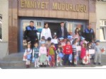 TÜRK POLİS TEŞKİLATI - Bilecik Edebali Anaokulu Öğrencileri Emniyet Müdürlüğü'nü Ziyaret Etti