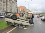 ALI YıLDıRıM - Fatsa'da Otomobil Takla Attı: 2 Yaralı