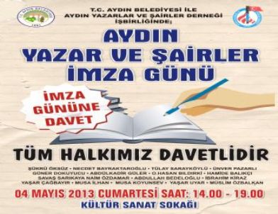 Aydın Yazarlar ve Şairler İmza Gününde Buluşuyor