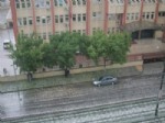 Gaziantep’te Ceviz Büyüklüğünde Dolu Yağışı