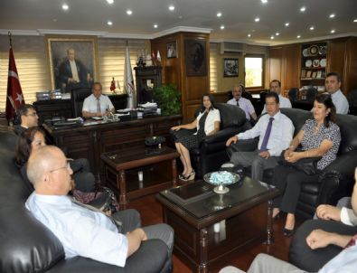 Myeok Heyetinden Belediyeye Ziyaret