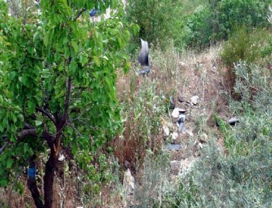 150 Metreden Uçuruma Yuvarlanan Araçtan Sağ Çıktılar