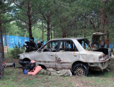 Şiran’da Paintball Heyecanı Büyük Bir Hızla Başladı