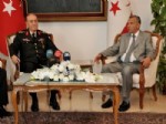HASAN BOZER - Kara Kuvvetleri Komutanı Kıvrıkoğlu Kktc Meclis Başkanı Bozer’i Ziyaret Etti