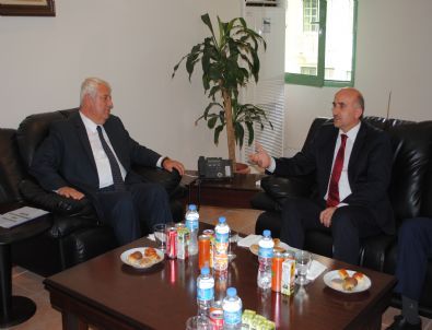 SGK İl Müdürü Bilgili, İesob Başkanı Mutlu'yu Ziyaret Etti