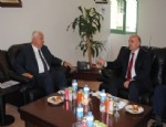 KAMU BORÇLARI - SGK İl Müdürü Bilgili, İesob Başkanı Mutlu'yu Ziyaret Etti