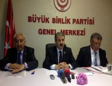 Büyük Birlik Partisi Genel Başkanı Mustafa Destici: