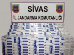 Sivas’ta 5 Bin 120 Paket Kaçak Sigara Ele Geçirildi