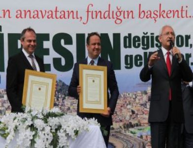 Chp Lideri Kılıçdaroğlu Giresun’da