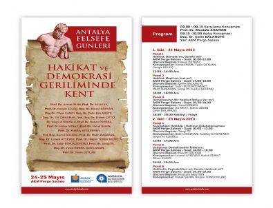 Antalya’da Felsefe Konuşulacak