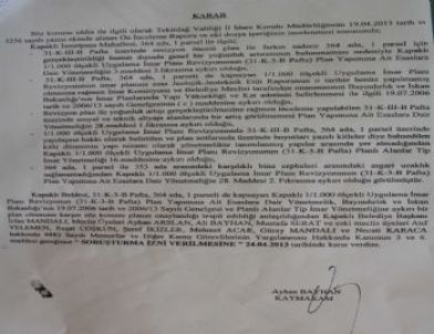 Başkan ve Üyelere Yargı Yolu Açıldı