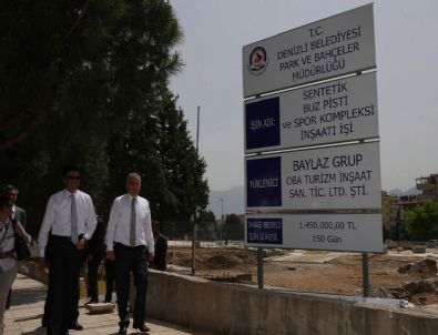 Başkan Zolan’dan Buz Pistinde İnceleme