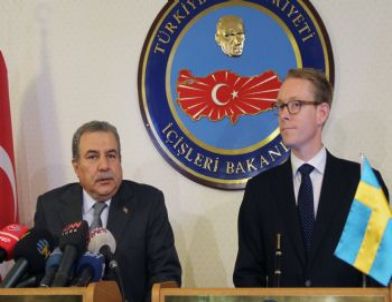 Bakan Güler, İsveçli Bakan Billström ve Beraberindeki Heyeti Kabul Etti