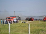 KıZıLPıNAR - Tekstil Hurdaları Tutuştu, 9 Araç Yandı