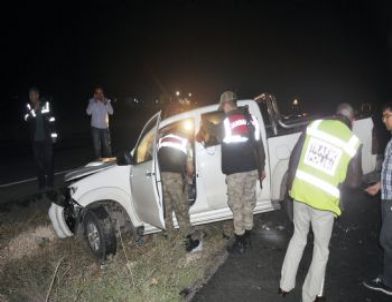 Nusaybin'de Trafik Kazası: 2'si Polis 4 Yaralı