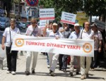 DİYABET VAKFI - Samsun'da 'diyabeti Durduralım' Yürüyüşü Düzenlendi