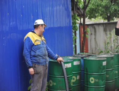 Bozüyük Belediyesi’nden 1,5 Ton Atık Motor Yağı