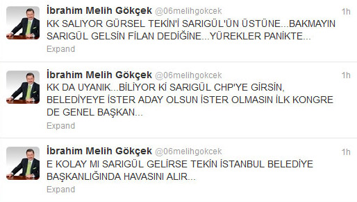 Gökçek 'ten Yine CHP'yi Kızdıracak Açıklamalar