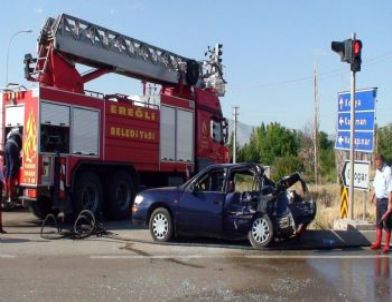 Ereğli’de Trafik Kazası: 5 Yaralı
