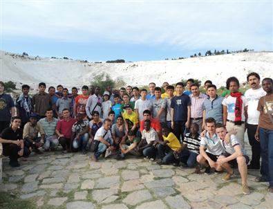 Türkçe Olimpiyatları'na Katılan Çocuklar Pamukkale’yi Gezdi